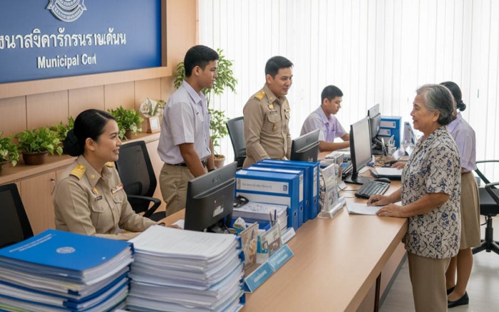 การบริการประชาชนของหน่วยงาน อบต.