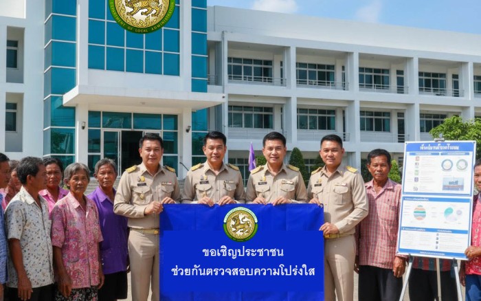 ขอเชิญประชาชนช่วยกันตรวจสอบความโปร่งใสในการบริหารของหน่วยงาน อบต.